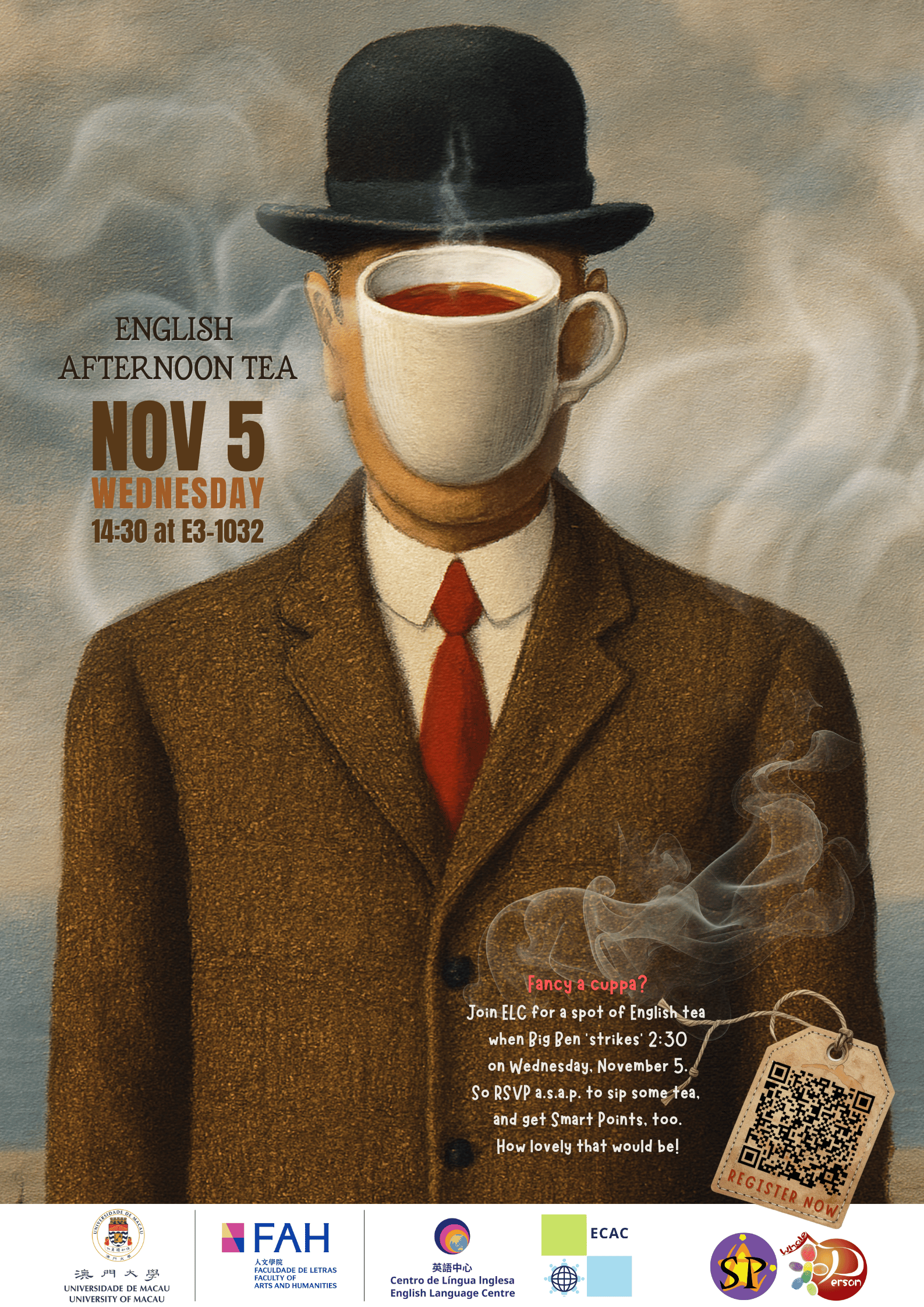 British Afternoon Tea Poster